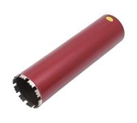 Couronne de forage diamantée, couronne de carottage, 3300 W, carotteuse M22, 112 mm, rouge, pour carotteuse, couronne de carottage en métal fritté, couronne de forage humide, couronne de forage à sec