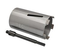 Couronne de forage diamantée hexagonale longue (200 mm) Longueur utile 180 mm Ø 112 mm