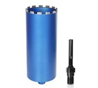 Couronne de forage diamantée pour carotteuse avec turbo, avec SDS-max, 1 1/4", Ø 132 mm, longueur totale 460 mm, foret diamant à sec et humide, couronne de forage diamantée humide et sèche pour béton