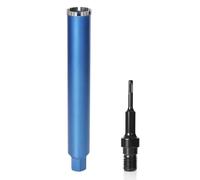 Couronne de forage diamantée pour carotteuse avec turbo, avec SDS-Plus, 1 1/4", Ø 82 mm, longueur totale 460 mm, foret diamant à sec et humide, couronne de forage diamantée pour perçage à sec et