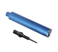 Couronne de forage diamantée pour carotteuse avec turbo, avec SDS-Plus, 1 1/4", Ø 92 mm, longueur totale 460 mm, foret diamant à sec et humide, couronne de forage à sec pour béton