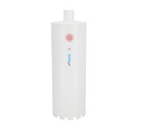 Couronne de forage diamantée pour carotteuse DEDRA HW4152, Ø 152 mm, longueur 400 mm, fonctionnement refroidi à l'eau, dents diamantées soudées au laser, convient aux matériaux durs