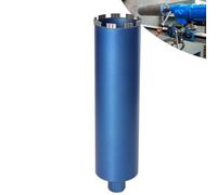 Couronne de forage diamantée pour carotteuses avec turbo de 10 mm - L 460 mm - Ø 102 mm - UNC 1 ¼" - Couronne de forage à sec et humide - Foret soudé au laser pour béton, granit et maçonnerie