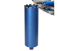 Couronne de forage diamantée pour carotteuses avec turbo de 10 mm - L 460 mm - Ø 132 mm - UNC 1 ¼" - Couronne de forage à sec et humide - Foret soudé au laser pour béton, granit et maçonnerie