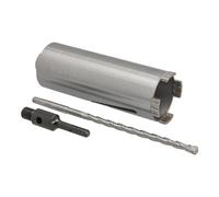 Couronne de forage diamantée SDS-plus avec fixation et foret de centrage Longueur utile 180 mm Ø 68 mm Couronne de forage béton Foret carottier