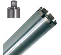 Couronne de forage diamantée soudée au laser Ø 186 mm Turbo Couronne de forage diamantée 1 1/4" avec longueur utile de 420 mm pour béton armé, béton, maçonnerie, etc. - BoDi-Tool