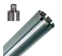 Couronne de forage diamantée soudée au laser Ø 70 mm Turbo Couronne de forage diamantée 1 1/4" avec 420 mm de longueur utile pour béton armé, béton, maçonnerie, etc. - BoDi-Tool