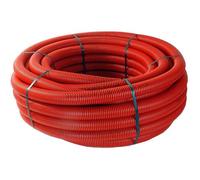 Couronne de gaine TPC rouge diamètre 90mm, longueur 25m.