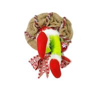 Couronne de jambes de voleur de noël amusante, en toile de-Moyen