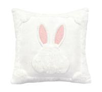 Couronne de lapin de Pâques - 19,6 pouces guirlande artificielle, nœud de fleur décoration de porte d'entrée | , maison, décoration intérieure, accent mural et fenêtre en plein air, décoration de Noël