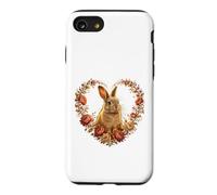 Couronne de Lapin en Forme de cœur et de Lapin Coque pour iPhone SE (2020) / 7/8