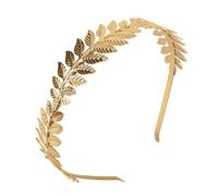 Couronne de laurier dorée pour femme | Déesse romaine - Style bohème - 13 x 3 cm - Accessoire de coiffe de fête