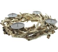 Couronne de l'Avent "Bois flotté