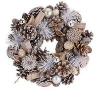 couronne de l'avent trésors des bois 24cm - modèle aléatoire - koopman yz9713140 Gris G