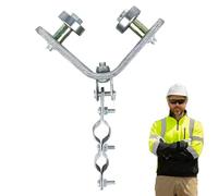 Couronne de levage Bloc d'ascenseur | Colonne de câble d'angle avec anneau de levage pour couronnes | Outils de levage robustes avec traction stable pour chantiers industriels et de construction