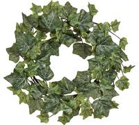 Couronne de lierre anglais Plante artificielle Ø 25 cm - Décoration de table et murale parfaite pour la maison