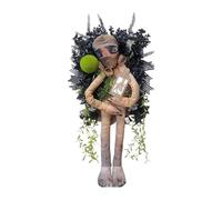Couronne de Maman Halloweens - Porte d'entrée Halloweens Couronnes | Décorations d' effrayantes à l'intérieur avec Une enveloppe de Tissu Effrayant | Couronne de Porte d' pour Les po