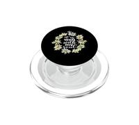 Couronne de Marguerites avec Verset de la Bible chrétienne « It is Well with My Soul » PopSockets PopGrip pour MagSafe