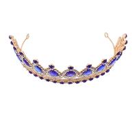 Couronne de Mariage Baroque Diadème Élégant pour Fête Photo Décoration