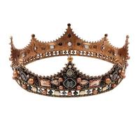Couronne de Mariage en Alliage, Coiffe de Mariée Rétro Royale