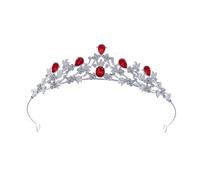 Couronne de mariage en strass délicats, texture en alliage confortable à porter, convient pour les réceptions, les concours de beauté, les célébrations formelles, accessoires de cheveux étincelants