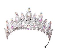 Couronne de mariage en strass la reine royale Champagne, couleur or