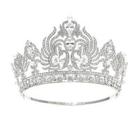 Couronne de mariage Heads Bridal Baroque Zircon Tiaras Birthday Party Pageant Rhinestone Crown