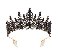 Couronne de mariée étincelante avec poignée sécurisée - Coiffe de mariage en strass pour cérémonie et couvre-chef spécial de mariée, One Size, Comme décrit, Comme décrit.
