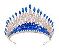 Couronne de mariée scintillante Taille réglable Diadèmes en cristal pour demoiselles d'honneur Coiffe de fête