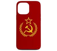 Couronne de Marteau et de Faucille URSS Union soviétique Coque pour iPhone 13 Pro Max