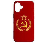 Couronne de Marteau et de Faucille URSS Union soviétique Coque pour iPhone 16