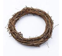 Couronne de Noël 10 cm/15 cm/20 cm Anneau en rotin Guirlande de fleurs artificielles bon marché Cadre de fleurs séchées pour la décoration de Noël à la maison Couronnes florales bricolage, Couronne de