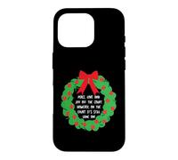 Couronne de Noël Amusante Padel Coque pour iPhone 16 Pro