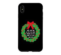 Couronne de Noël Amusante Padel Coque pour iPhone XS Max