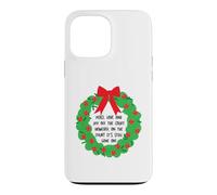 Couronne de Noël Amusante pour Padel Coque pour iPhone 13 Pro Max