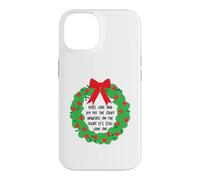 Couronne de Noël Amusante pour Padel Coque pour iPhone 14