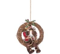 Couronne de Noël avec Père Noël, Ø 30 cm