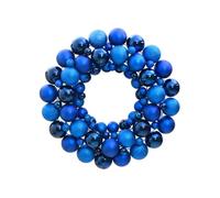 Couronne de Noël bleu 45 cm polystyrène