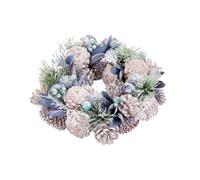 Couronne de Noël Bleu Multicolore Plastique Foam 26 x 26 x 7,5 cm