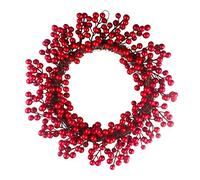 Couronne de Noël Couronne de Noël 30 cm 35 cm 40 cm Jungle Party Berry Décoration Couronne Fruits Rouges Guirlande Mur Porte Pendentif Ornement de Noël Décorations de Mariage
