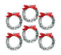 Couronne de Noël - Couronne de Noël lumineuse de 4,4 g | Ensemble d'ornements suspendus saisonniers festifs, paquet, porte d'armoire décorative, guirlande de fenêtre, ensemble pour collection de