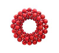 vidaXL Couronne de Noël rouge 45 cm polystyrène