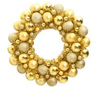 Couronne de Noël Décoration Ornement Fête Jardin Blanc 45 cm Polystyrène vidaXL