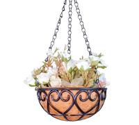 Couronne de Noël décorative ronde support de suspendu chaîne pot de fleurs