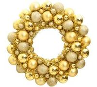 Couronne de Noël Décoration Ornement Fête Jardin Blanc 45 cm Polystyrène vidaXL