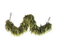 Couronne de Noël - Guirlande de pin artificielle pour décoration de vacances, guirlande de verdure réaliste pour la maison, décoration artificielle, couronne décorative pour cuisine, table, escalier