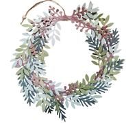 Couronne de Noël - MEGACREA DIY - 63 pièces - Papier cartonné - Multicolore - 20 cm de diamètre