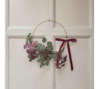 Couronne de Noël Minimaliste Esprit de Noël de 35 cm
