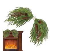 Couronne De Noël Pour Extérieur Vacances d'Hiver Réalistes