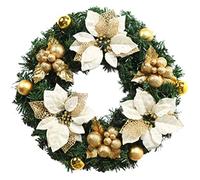 Couronne de noël pour Porte d'entrée, décoration de Vacances, pour Ferme, Patio, fenêtre, Porche, Maison